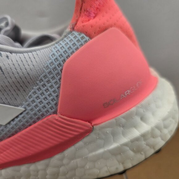 Adidas Solar Glide 19 Running Shoes Gray Pink Size  Y5.5   Womans size 7 - Picture 6 of 11